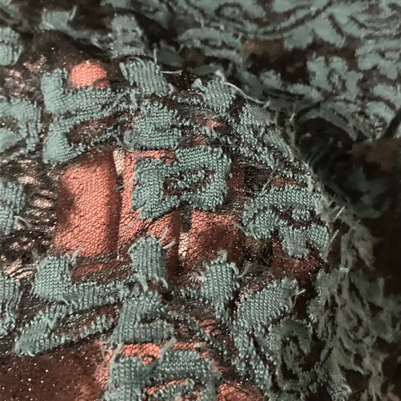 We The Free shiner lace emerald green top - Picture 6 of 7